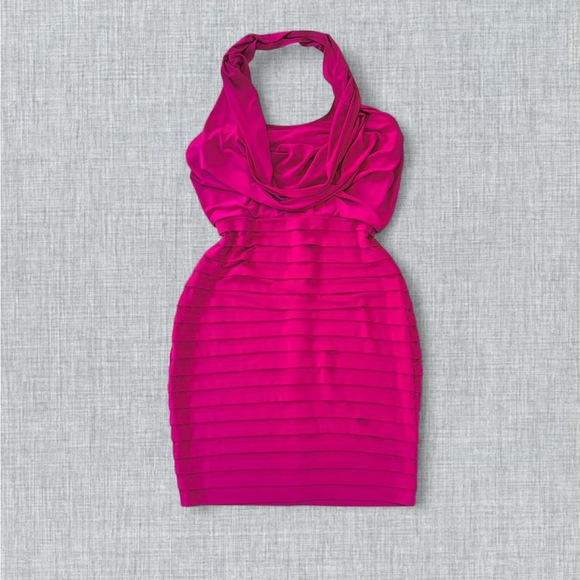 Fitted bodycon halter dress small - Picture 6 of 8